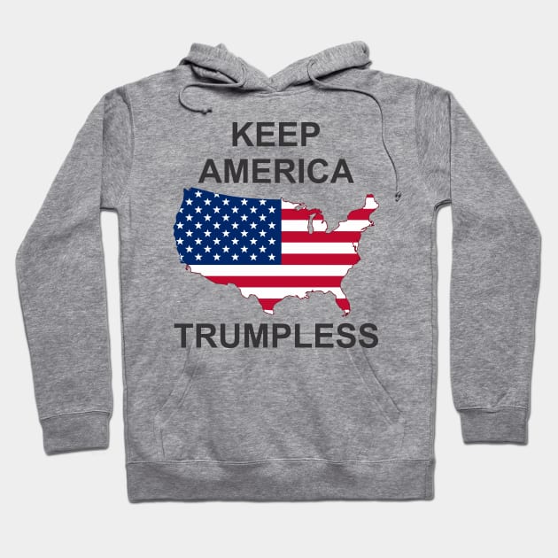 keep america trumpless Hoodie by Vortex.Merch